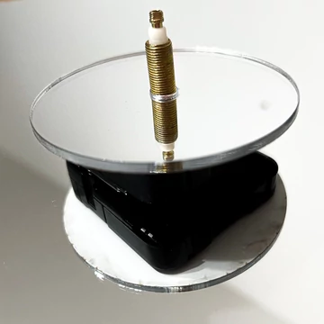 ÓRASZERKEZET TAKARÓ (8CM-TÜKÖR EZÜST)