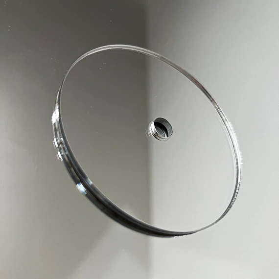 ÓRASZERKEZET TAKARÓ (8CM-TÜKÖR EZÜST)