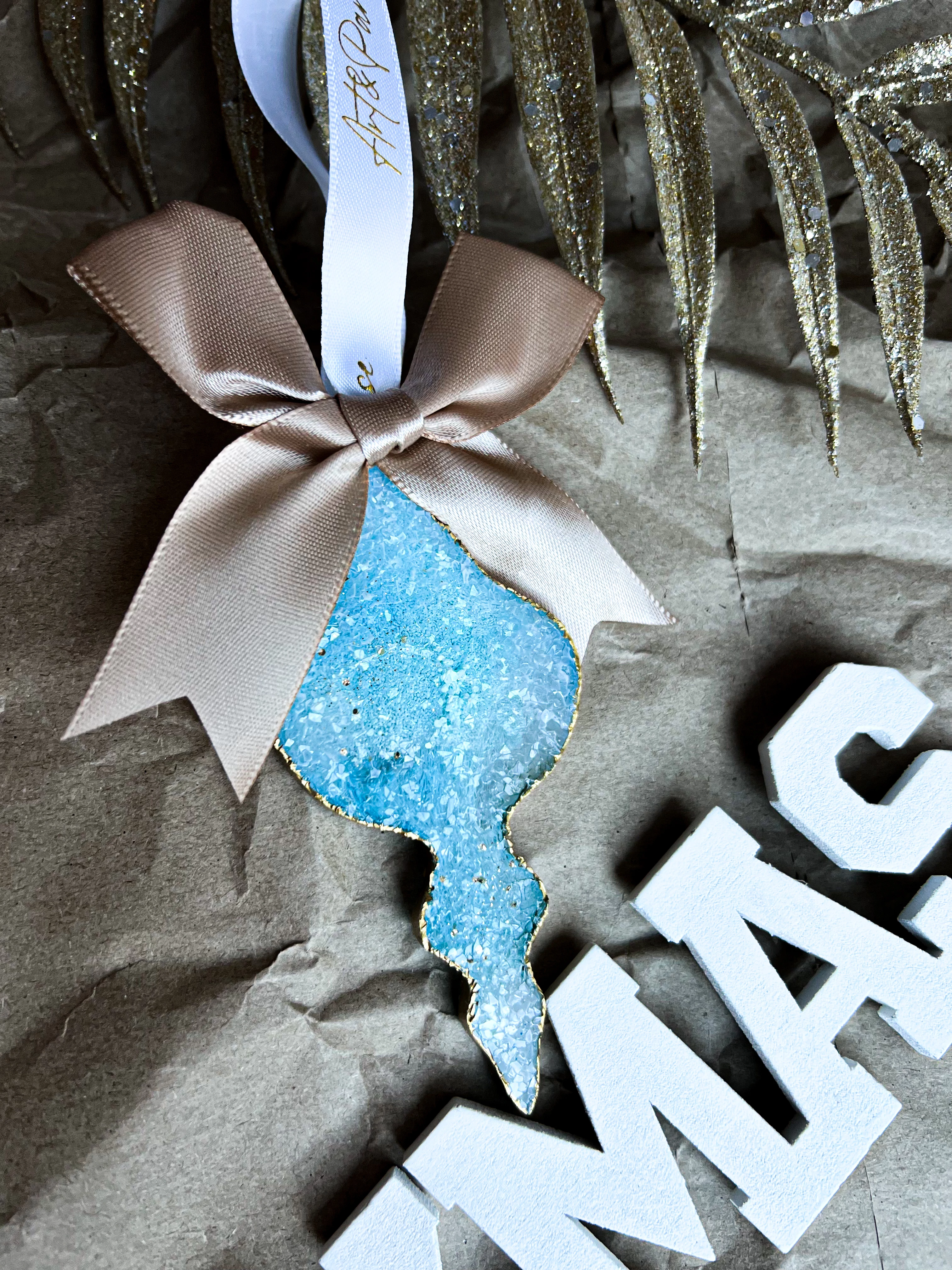 CRYSTAL CHRISTMAS TREE ORNAMENT (DROP ORNAMENT)